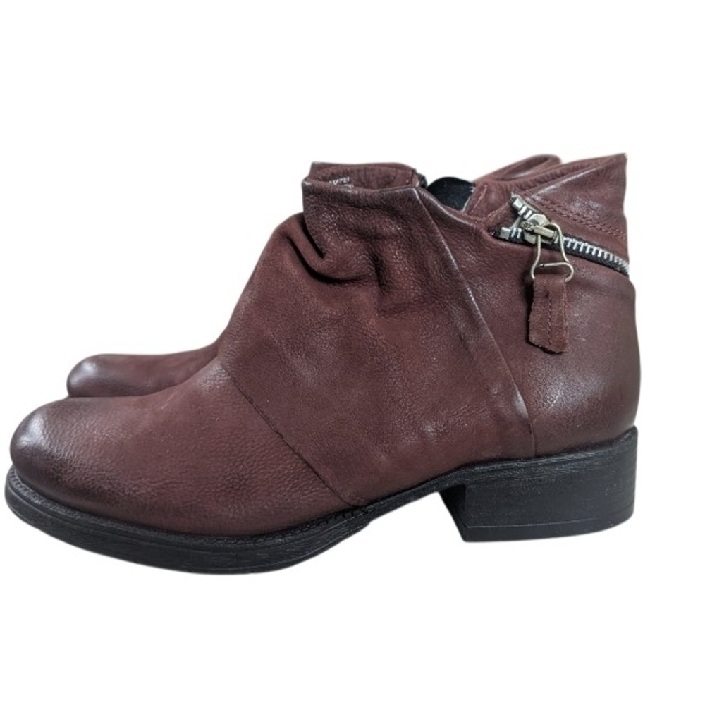 Miz Mooz Rich Brown Combat Boots - Picture 2 of 7